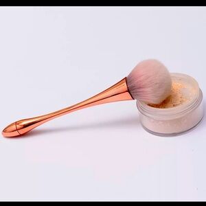 Large Rose Gold Foundation Powder Blush Brush